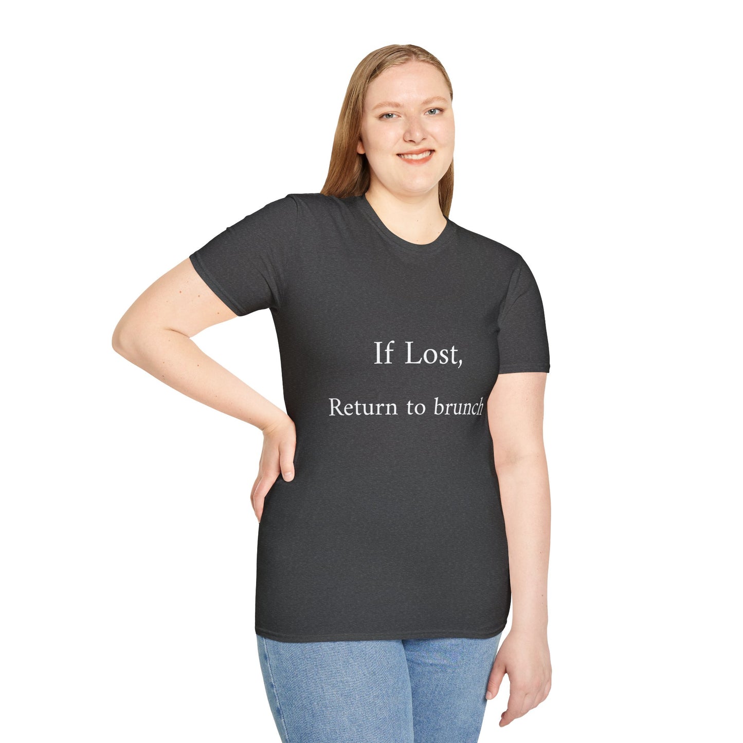 Brunch Lover's T-Shirt, Casual Tee, Gift for Foodies, Funny Quote Shirt, Ideal for Birthdays, Brunch Events, Everyday Wear