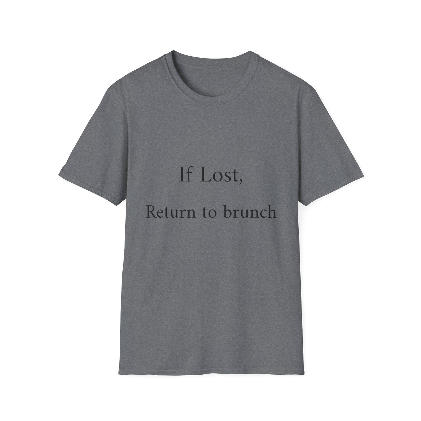 Brunch Lover's T-Shirt, Casual Tee, Gift for Foodies, Funny Quote Shirt, Ideal for Birthdays, Brunch Events, Everyday Wear