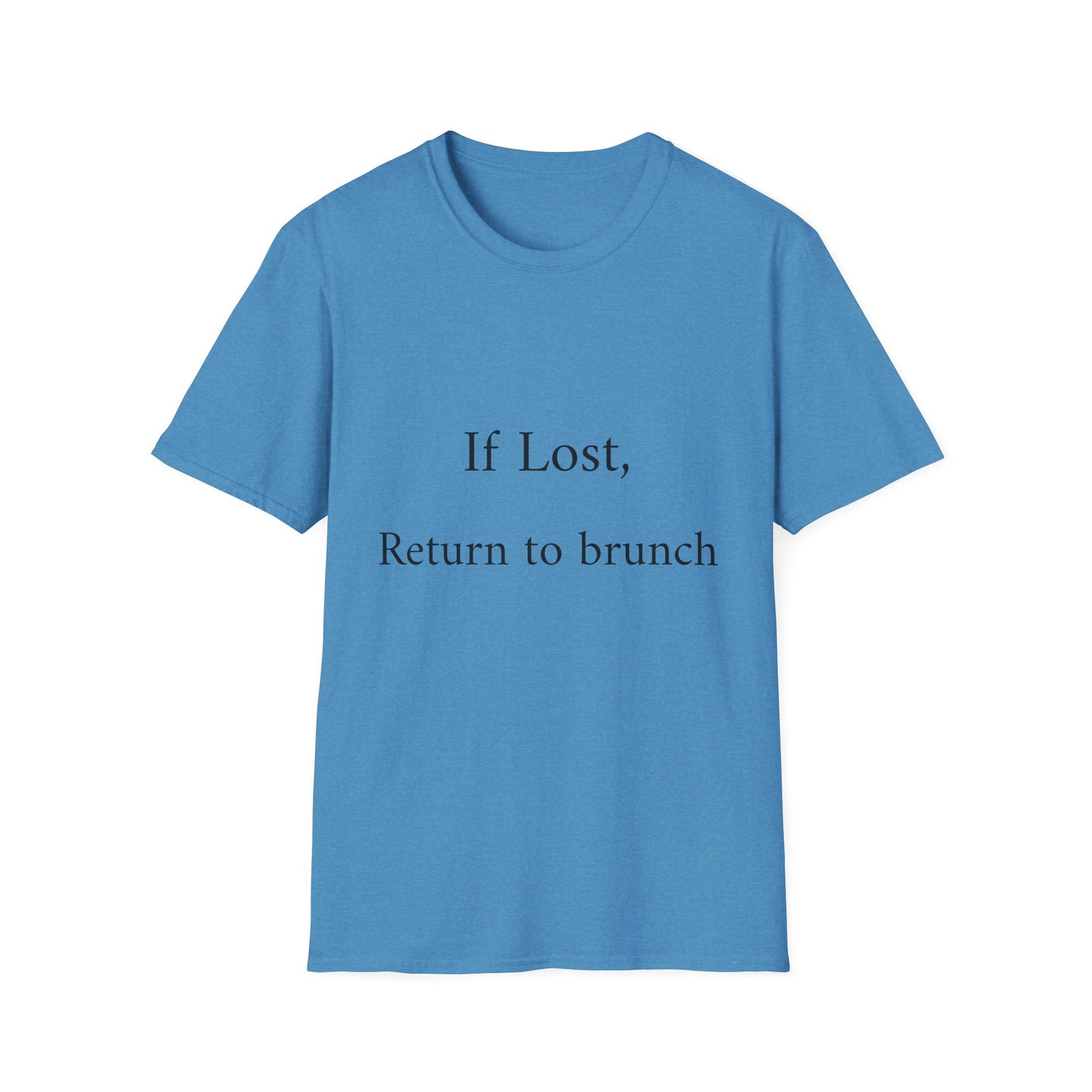 Brunch Lover's T-Shirt, Casual Tee, Gift for Foodies, Funny Quote Shirt, Ideal for Birthdays, Brunch Events, Everyday Wear
