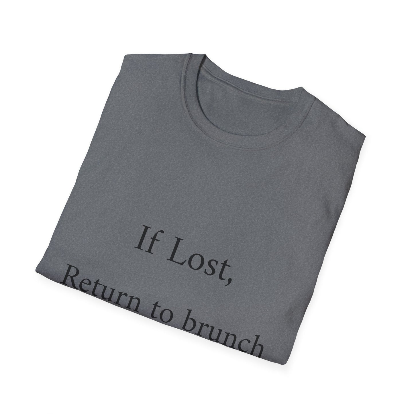 Brunch Lover's T-Shirt, Casual Tee, Gift for Foodies, Funny Quote Shirt, Ideal for Birthdays, Brunch Events, Everyday Wear