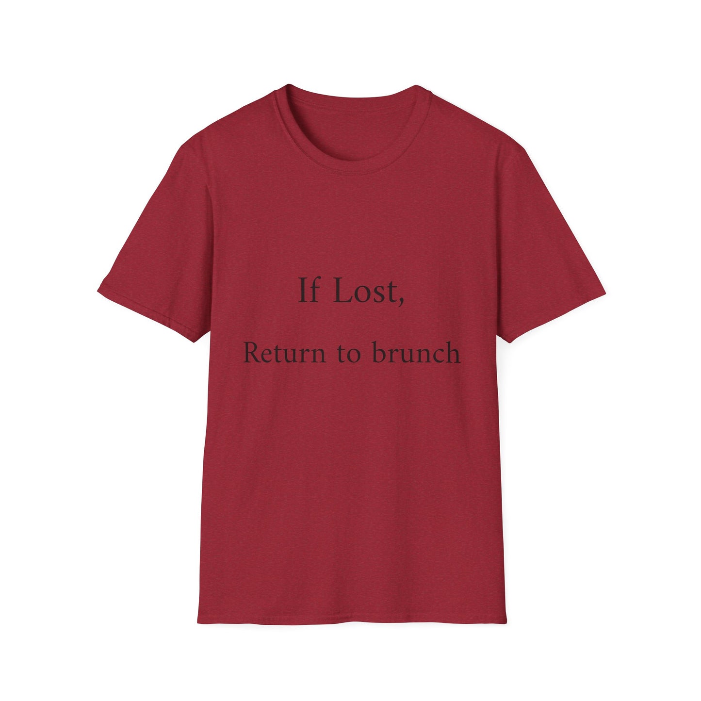 Brunch Lover's T-Shirt, Casual Tee, Gift for Foodies, Funny Quote Shirt, Ideal for Birthdays, Brunch Events, Everyday Wear