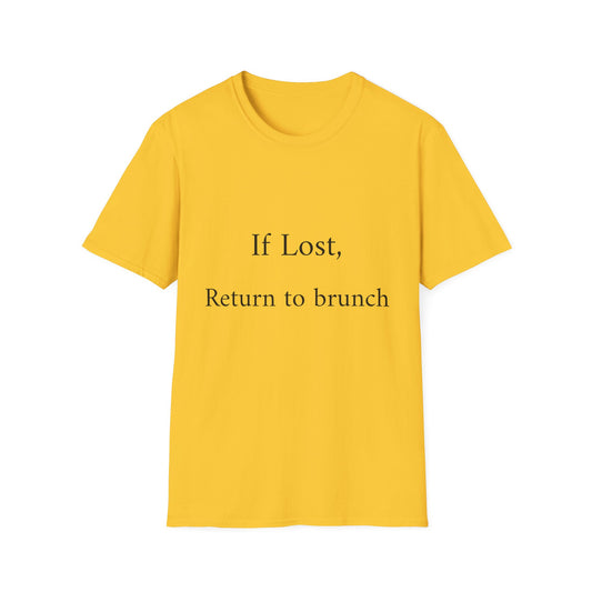 Brunch Lover's T-Shirt, Casual Tee, Gift for Foodies, Funny Quote Shirt, Ideal for Birthdays, Brunch Events, Everyday Wear