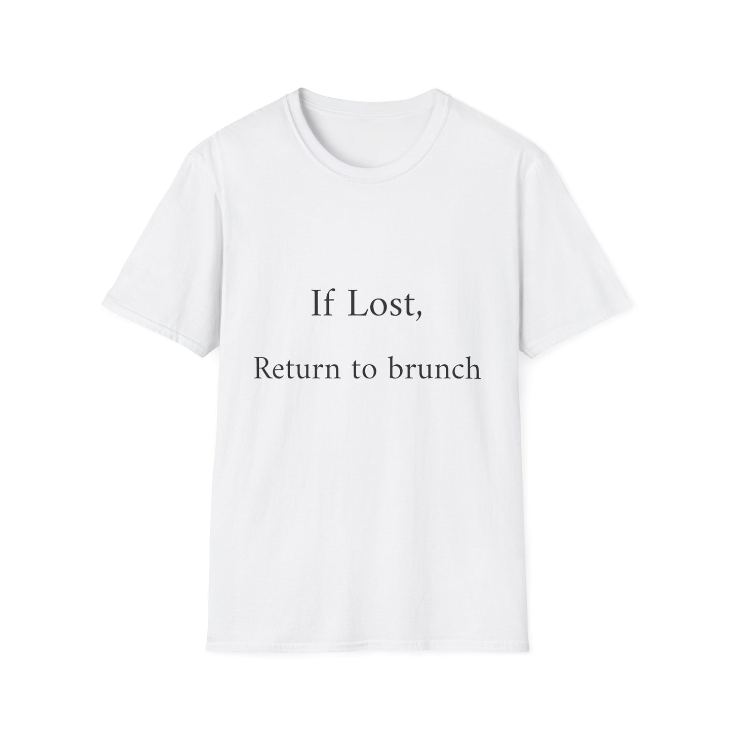 Brunch Lover's T-Shirt, Casual Tee, Gift for Foodies, Funny Quote Shirt, Ideal for Birthdays, Brunch Events, Everyday Wear